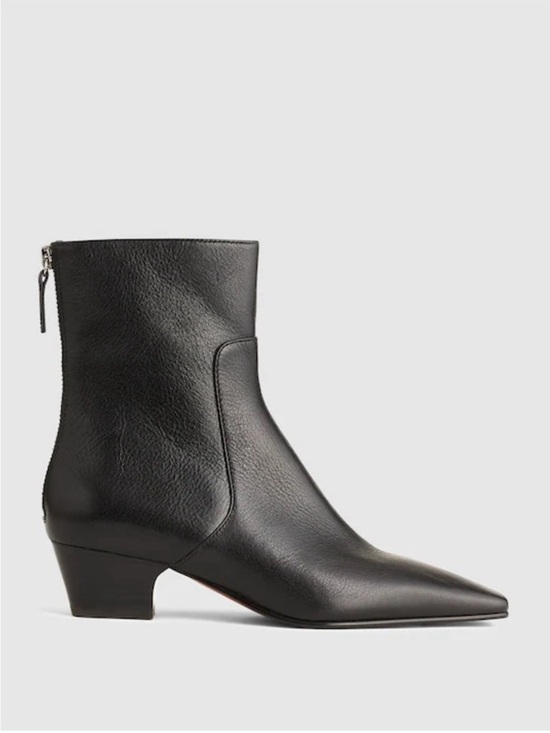 Madewell Shoes - Madewell The Lexie Ankle Boot in True Black Leather Size 8.5